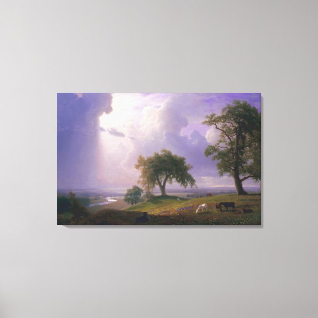 Albert Bierstadt California Spring Canvas Print (Front)