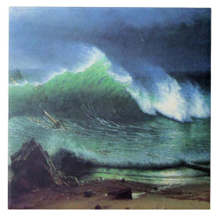 Albert Bierstadt, Emerald Sea Tile