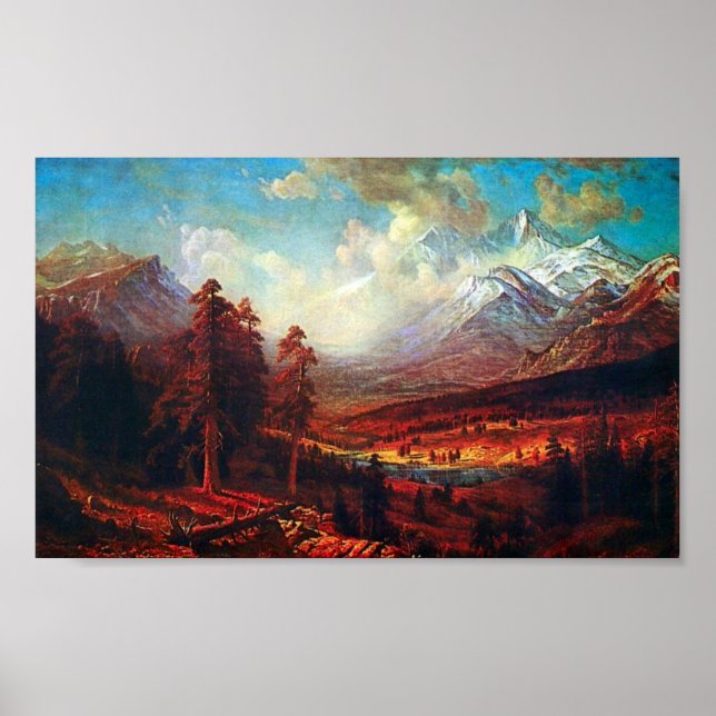 Albert Bierstadt-Estes Park Poster (Front)