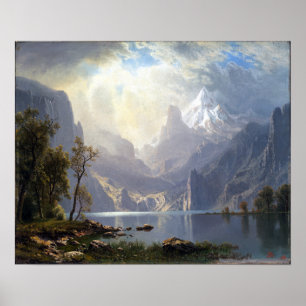 Albert Bierstadt In the Sierras Lake Tahoe Poster