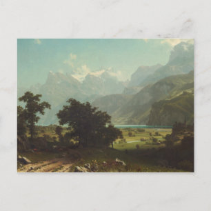 Albert Bierstadt - Lake Lucerne Postcard