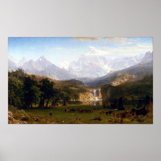 Albert Bierstadt Landers Peak Poster (Front)