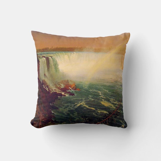 Albert Bierstadt, Niagara Falls. Cushion (Front)