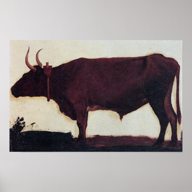 Albert Bierstadt-Ox Poster (Front)