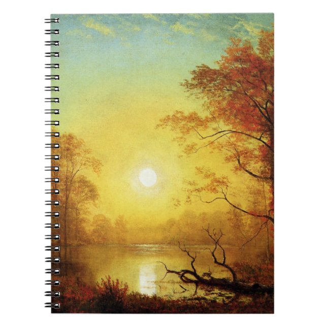Albert Bierstadt painting, Sunrise, Notebook (Front)