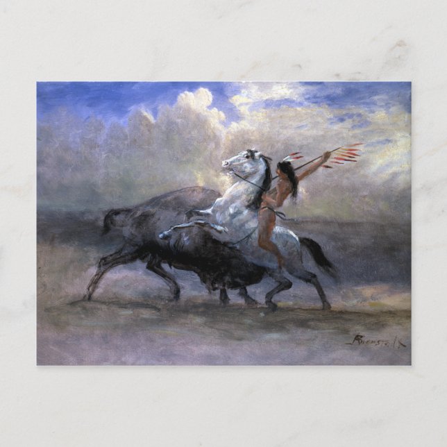 Albert Bierstadt Sketch Postcard (Front)