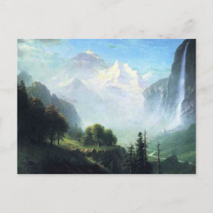 Albert Bierstadt staubbach falls near lauterbru Postcard