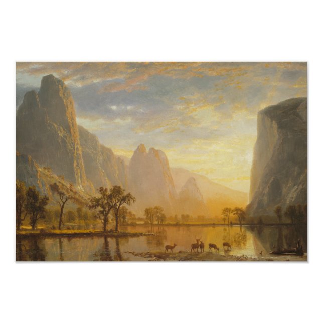 Albert Bierstadt - Valley of the Yosemite Photo Print (Front)
