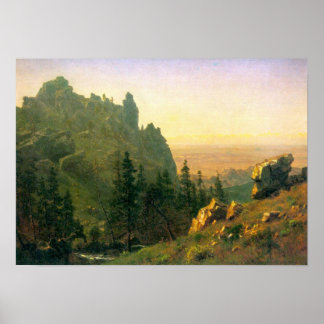 Albert Bierstadt-Wind River Country Poster