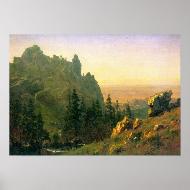 Albert Bierstadt-Wind River Country Poster (Front)