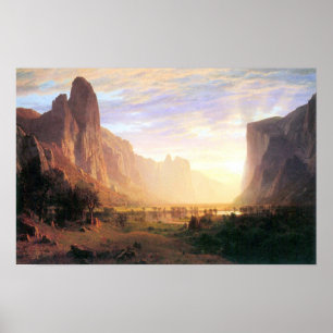Albert Bierstadt-Yosemite Valley 3 Poster