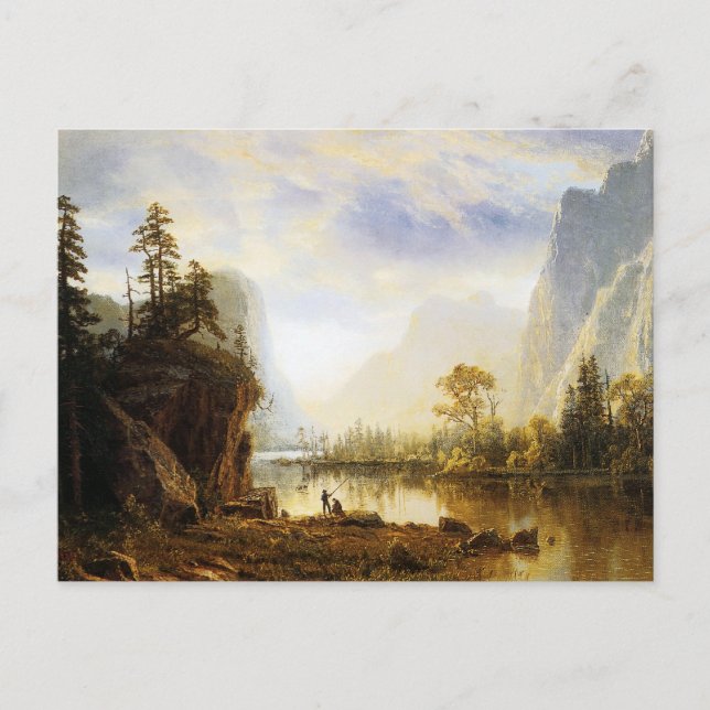 Albert Bierstadt Yosemite Valley Postcard (Front)