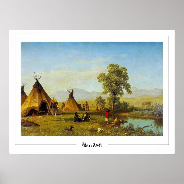 Albert Bierstadt Zedign Art Poster #118 (Front)