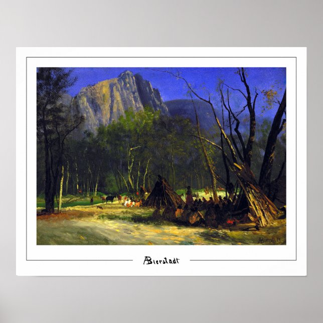 Albert Bierstadt Zedign Art Poster #206 (Front)