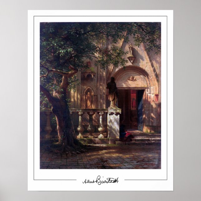 Albert Bierstadt Zedign Art Poster #231 (Front)