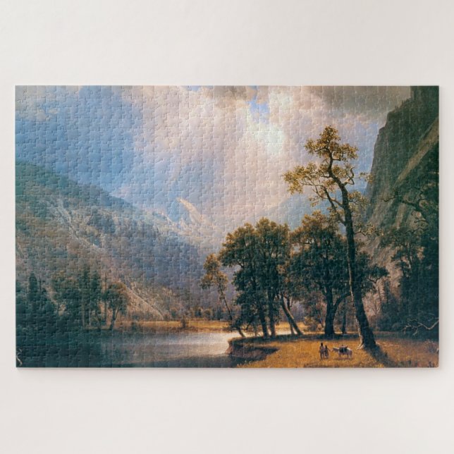 Albert Bierstadt's Half Dome Yosemite Valley, 1870 Jigsaw Puzzle (Horizontal)