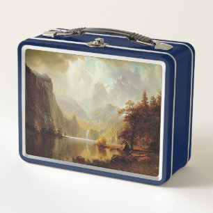 Albert Bierstadt's Painting, In the Mountains 1867 Metal Lunch Box