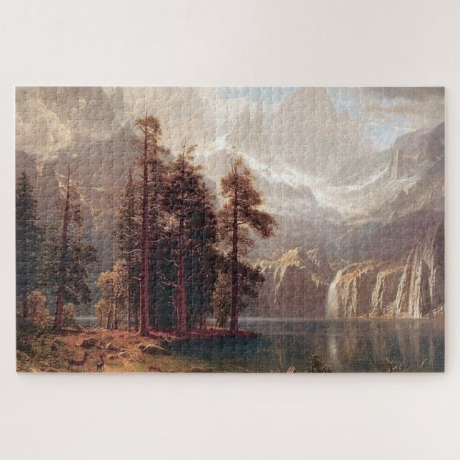 Albert Bierstadt's Sierra Nevada, 1871 Jigsaw Puzzle (Horizontal)