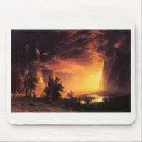 Albert Bierstadt's Sunset in the Yosemite Valley