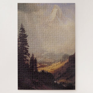 Albert Bierstadt's The Matterhorn, 1867 Jigsaw Puzzle
