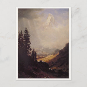 Albert Bierstadt's The Matterhorn, 1867 Postcard