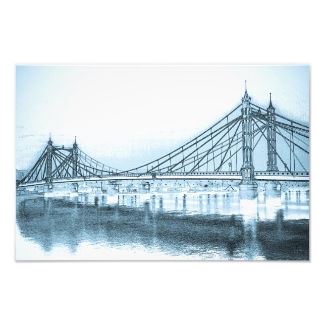 Albert Bridge London Photo Print (Front)
