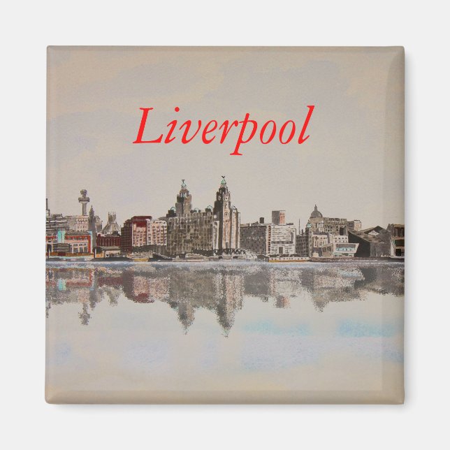 Albert Dock - Fridge Magnet (Front)