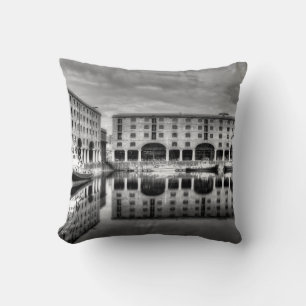 Albert Dock Liverpool Reflections Cushion