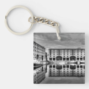 Albert Dock Liverpool Reflections Key Ring