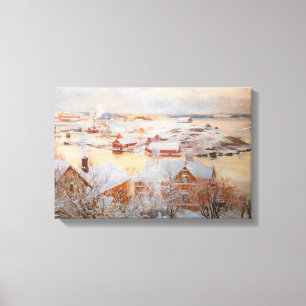 Albert Edelfelt - December Day Canvas Print