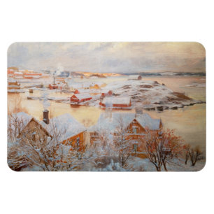 Albert Edelfelt - December Day Magnet