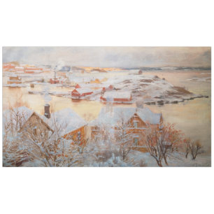 Albert Edelfelt - December Day Tablecloth