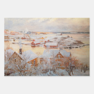 Albert Edelfelt - December Day Wrapping Paper Sheet