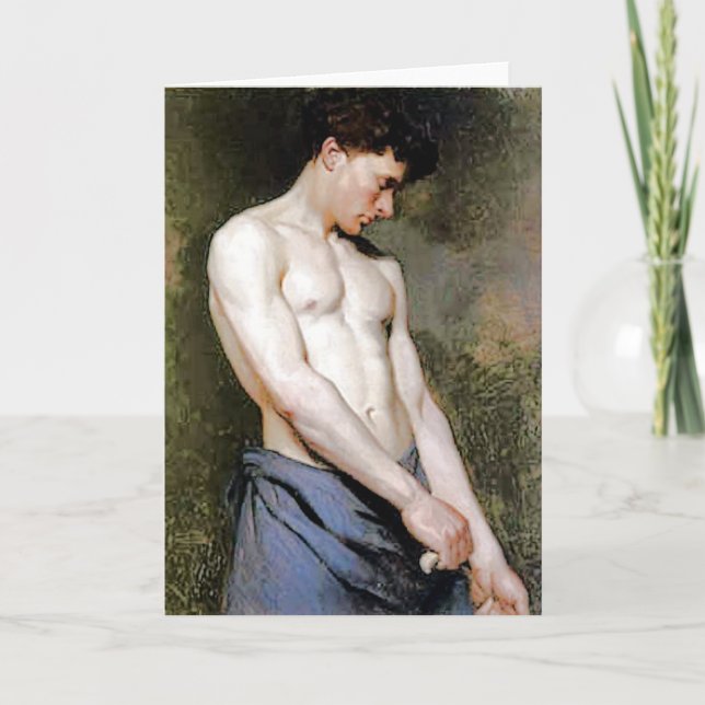 Albert Edelfelt Fine Art Greetings Card (Front)