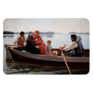 Albert Edelfelt - Going to the Christening Magnet