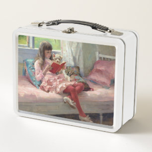 Albert Edelfelt - Good Friends Metal Lunch Box