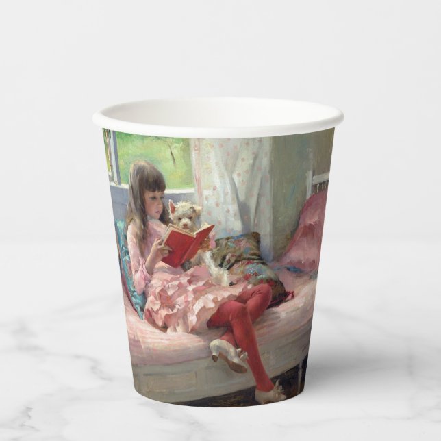 Albert Edelfelt - Good Friends Paper Cups (Front)
