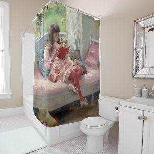 Albert Edelfelt - Good Friends Shower Curtain