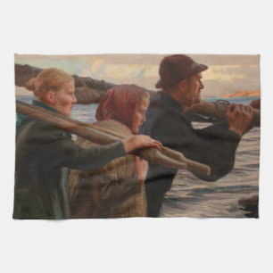 Albert Edelfelt - In the Outer Archipelag Tea Towel
