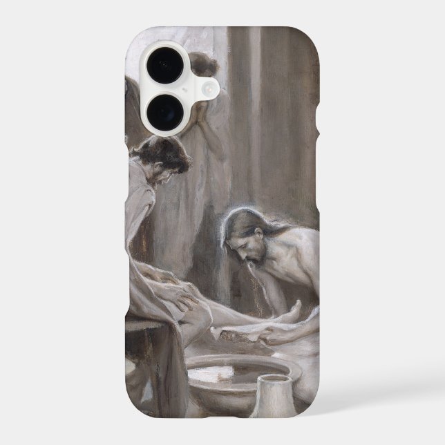 Albert Edelfelt - Jesus Washing Feet of Disciples (Back)