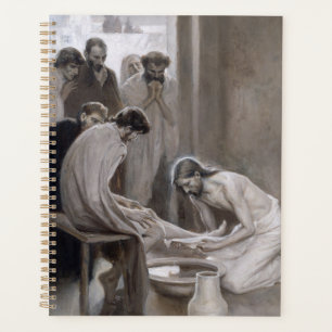 Albert Edelfelt - Jesus Washing Feet of Disciples Planner