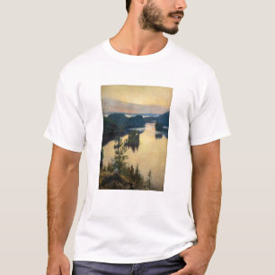 Albert Edelfelt - Kaukola Ridge at Sunset T-Shirt
