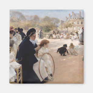 Albert Edelfelt - Luxembourg Gardens, Paris Magnet