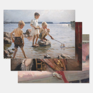 Albert Edelfelt - Masterpieces Selection Wrapping Paper Sheet