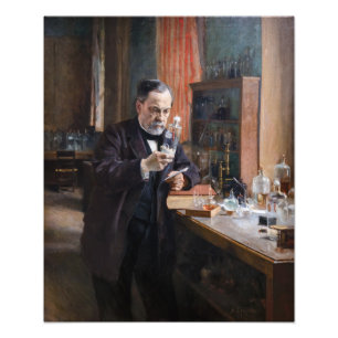 Albert Edelfelt - Portrait of Louis Pasteur Photo Print