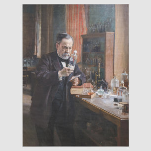 Albert Edelfelt - Portrait of Louis Pasteur Tissue Paper
