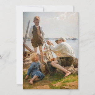 Albert Edelfelt - Shipbuilders Thank You Card