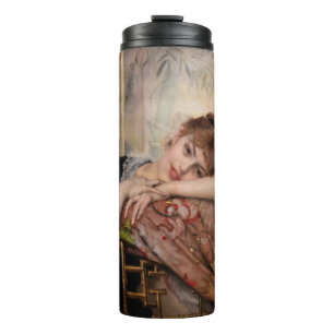 Albert Edelfelt - The Parisienne / Virginie Thermal Tumbler