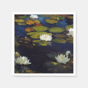 Albert Edelfelt - Water Lilies, Study Napkin