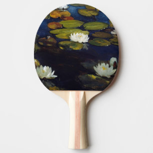 Albert Edelfelt - Water Lilies, Study Ping Pong Paddle